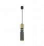 4073/5L L-VISION ODL19 397 черный/золото/зеленый Подвес GU10 1*5W SAKRA
