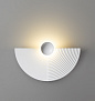 7198/6WL HIGHTECH ODL27 Настенный светильник металл/гипс/белый IP20 LED 6W 3000K 220-240V SUN GATE