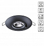370792 SPOT NT21 596 черный Светильник встраиваемый влагозащищенный IP44 GU10 50W 220V WATER