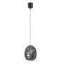 5038/1 MODERN ODL24 367 черный/дымчатый/металл/стекло Подвес G9 1*40W MUSSELS