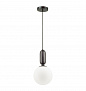 4668/1 PENDANT ODL20 393 черный/белый Подвес E27 1*40W (тип лампы СВЕЧА) 220V OKIA