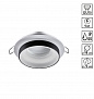370784 SPOT NT21 595 белый/черный Светильник встраиваемый влагозащищенный IP44 GU10 9W 220V WATER