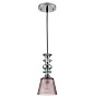8048/1A SUSPENTIONI LN26 392 хром/розовый металл/стекло Подвесной светильник E27 1*60W 220V MANOLA