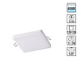 358148 SPOT NT19 563 белый Встраиваемый светильник IP20 LED 4000K 12W 85 - 265V MON