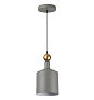 4086/1 PENDANT ODL19 417 серый/золотой Подвес Е27 1*40W 220V BOLLI