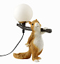 6522/1T MODERNI LN26 516 разноцветная, керамика/стекло Настольная лампа G9 LED 7W 220V SQUIRREL