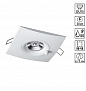 370793 SPOT NT21 596 белый Светильник встраиваемый влагозащищенный IP44 GU10 50W 220V WATER