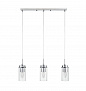 8102/3A COMFI LN26 408 хром/прозрачный металл/металл Подвес Е14 3*40W 220V ISHA