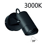 6647/10WL3 NATURE ODL25 687 черный/металл Настенный светильник IP54 LED 10W 3000K 38° AC85-265V STIMA
