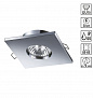 370806 SPOT NT22 598 хром Светильник встраиваемый влагозащищенный IP44 GU10 50W 220V AQUA