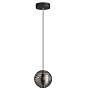 5041/12L L-VISION ODL24 531 черн./золото/дымчатый/металл/стеко Подвес LED 12W 4000К 1526Лм TRONI