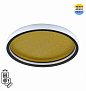 7736/60L MITRA LED SN 604 Светильник металл/акрил/белый/золотой/черный LED 60Вт 3000-6500К D450 IP20 пульт ДУ SHIMMERS
