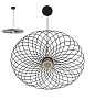 8379/10L LEDIO LN26 299 черный, металл/акрил Подвес LED 10W 3000K 220V CAMOMILE