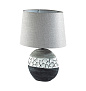 8119/1T COMFI LN26 489 серый, керамика/текстиль Настольная лампа E27 1*60W 220V AVALONA