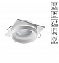 370785 SPOT NT21 594 белый Светильник встраиваемый влагозащищенный IP44 GU10 9W 220V WATER