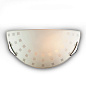 062 GLASSI SN 106 Бра стекло/белое E27 1*100Вт 300х160 QUADRO WHITE