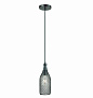 3353/1 PENDANT ODL17 418 черный Подвес E27 60W 220V BOTTLE
