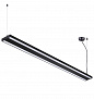 358446 OVER NT20 346 черный Подвесной светильник IP20 LED 40W вниз + 20W вверх 100-277V ITER