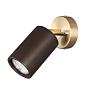7062/1W MINIMA ODL25 217 Настенный светильник темное дерево/металл с выкл. IP20 GU10 LED 7W 220V CAUCHO