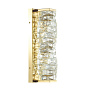 4999/10WL HALL ODL23 623 золотой/прозрачный/металл/хрусталь Бра LED 10W 4000K STRAZA
