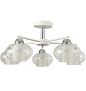 8445/5C COMFI LN27 000 белый, хром/белый, прозрачный металл/стекло Люстра E27 40W 220V CLAUDE