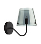 6570/1W MODERNI LN26 212 черный/дымчатый/металл/стекло Бра G9 1*20W 220V SMOKY