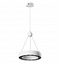 359395 OVER NT24 278 белый Светильник подвесной светодиодный, длина провода 2м IP20 LED 12W вниз/5W вверх 220V 1360Лм 3000K TURN