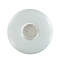 2074/DL PALE SN 000 Светильник пластик/белый/хром/прозрачный LED 48Вт 3000-6300K D410 IP43 пульт ДУ LAZANA